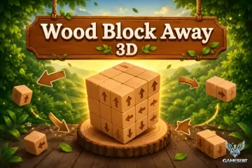 Wood Block Away 3D